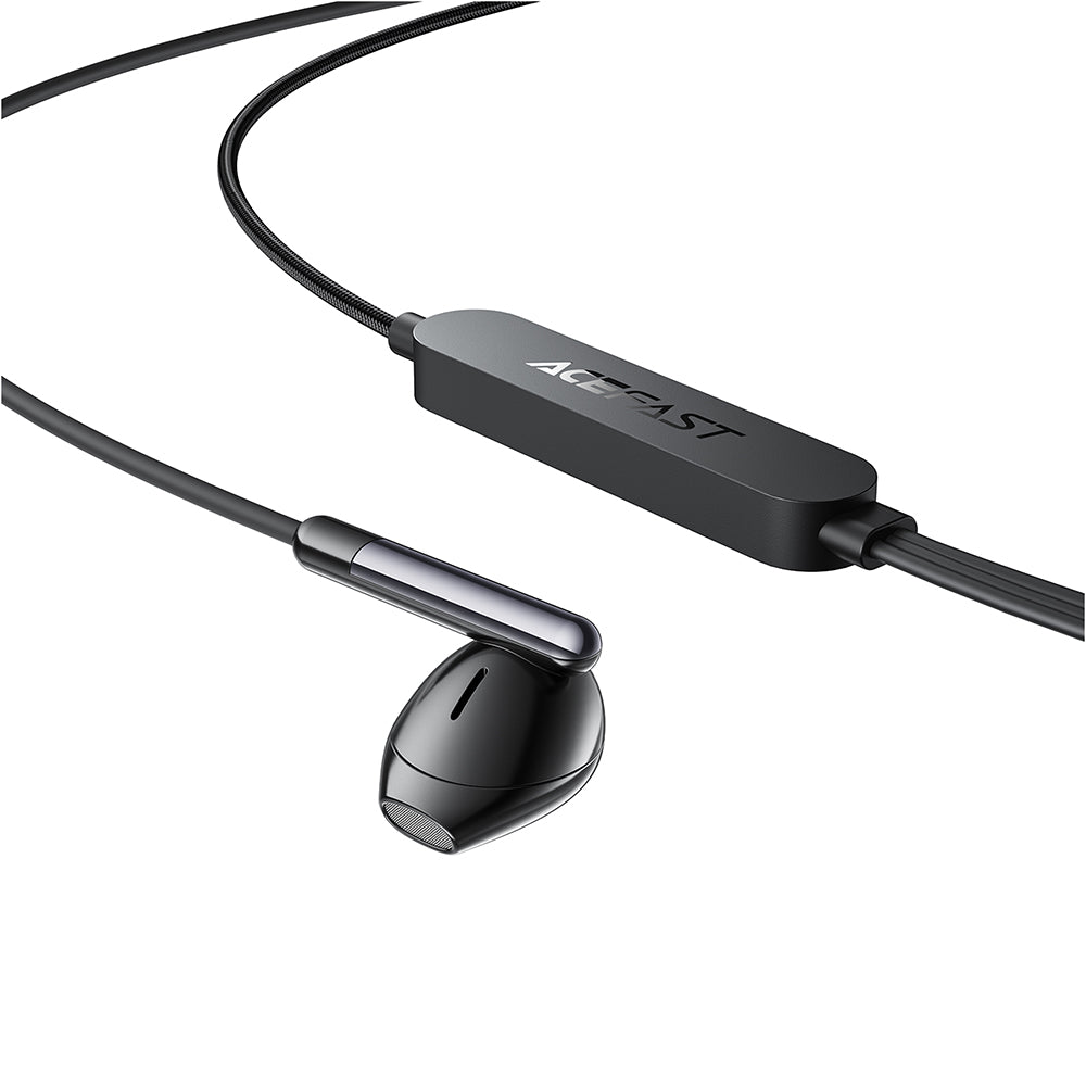 ACEFAST L12 USB-C Semi-In-Ear Karaoke Wired Earphones -Black