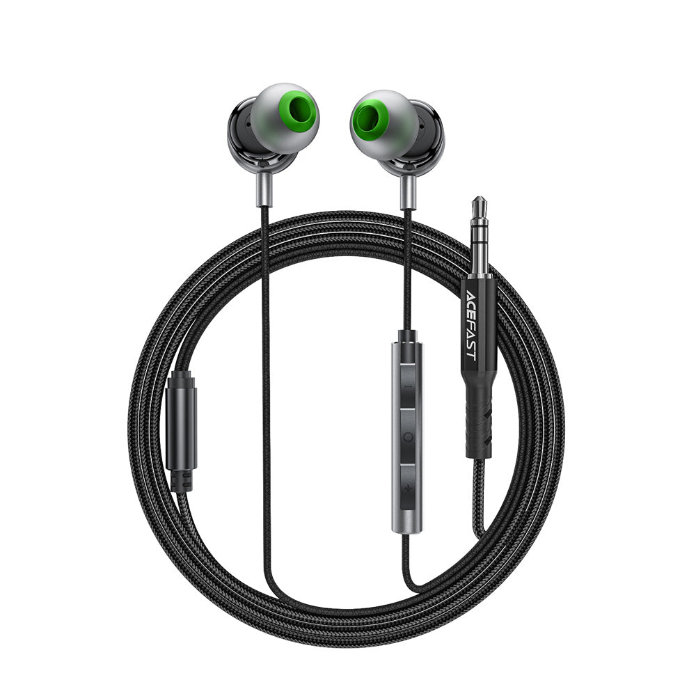 ACEFAST L4 3.5mm In-Ear Wired Earphones - Black