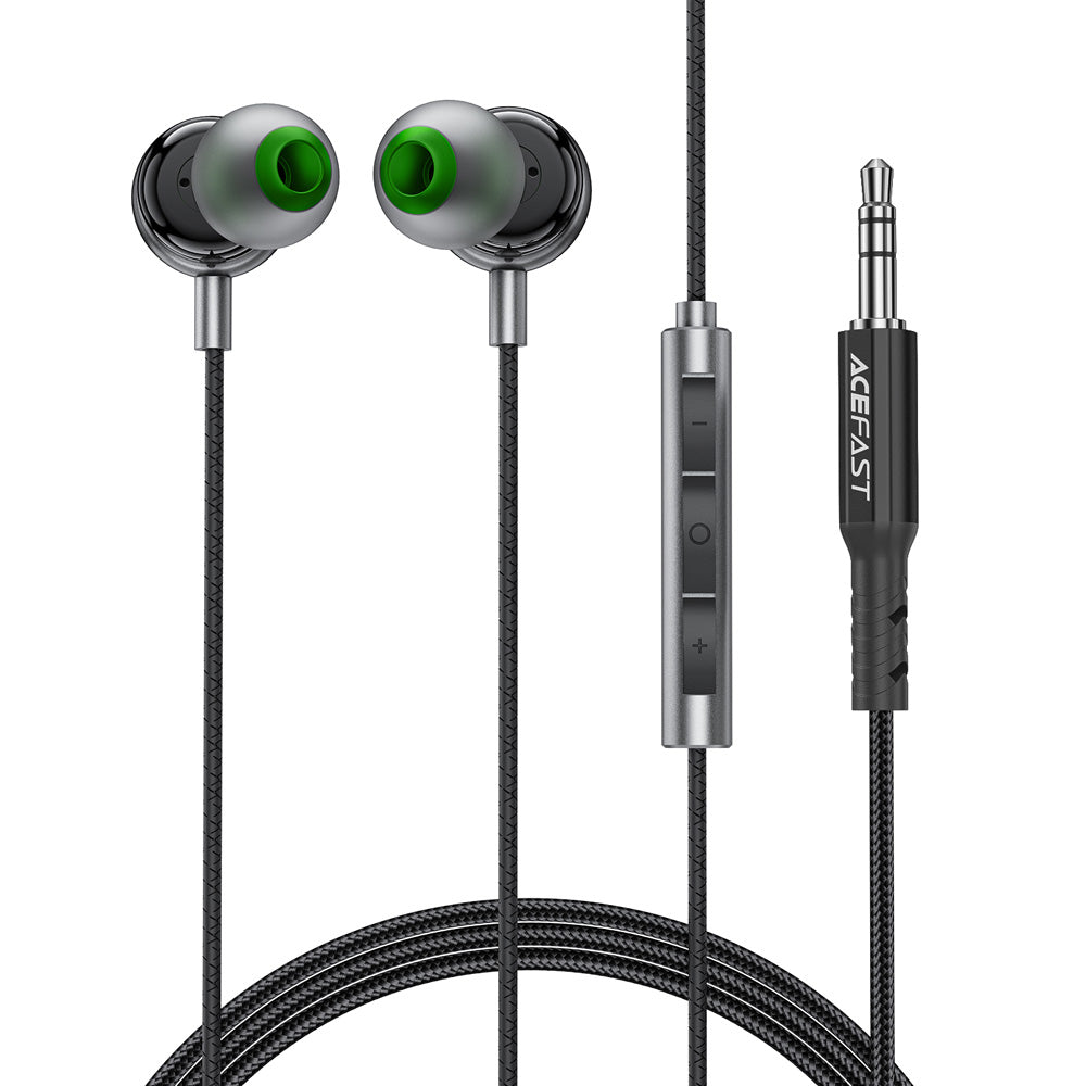ACEFAST L4 3.5mm In-Ear Wired Earphones - Black