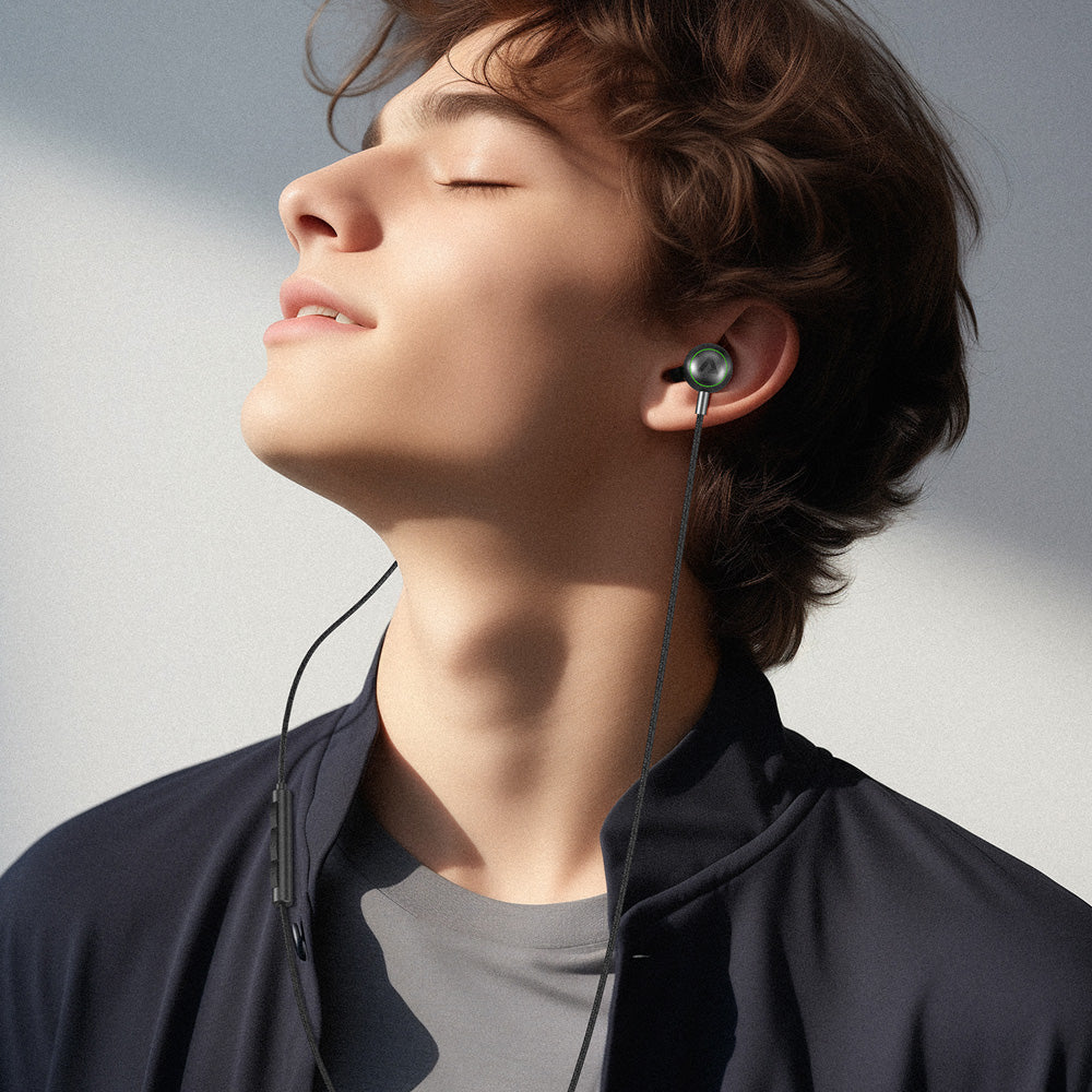 ACEFAST L4 3.5mm In-Ear Wired Earphones - Black