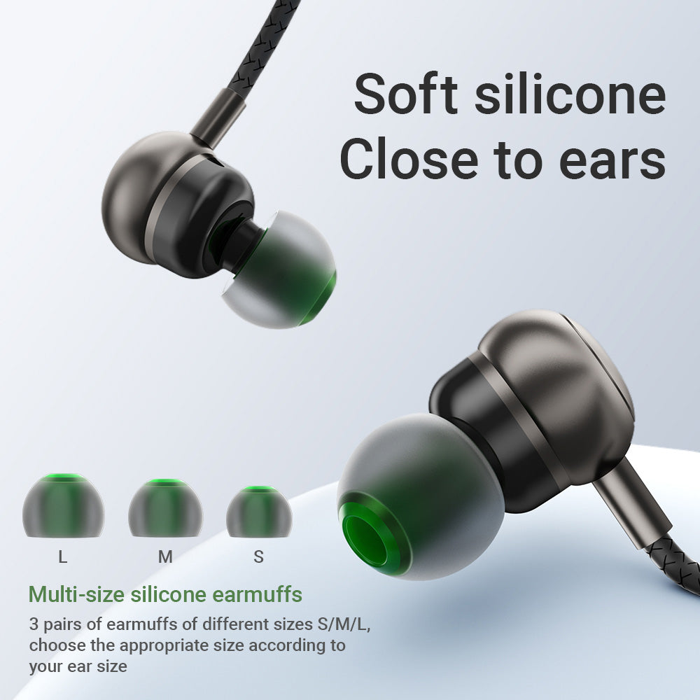 ACEFAST L4 3.5mm In-Ear Wired Earphones - Black