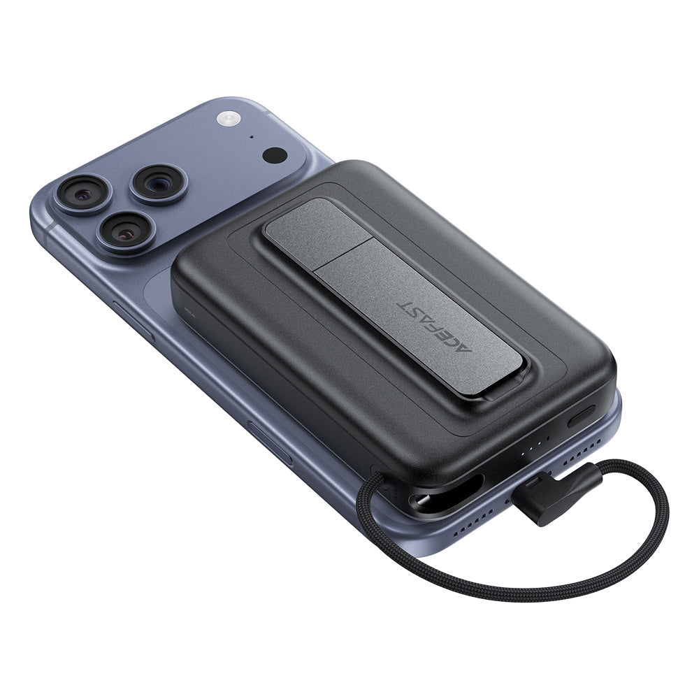 ACEFAST M24 Magnetic Fast Charging Power Bank With Holder and Cable 22.5W 10000mAh