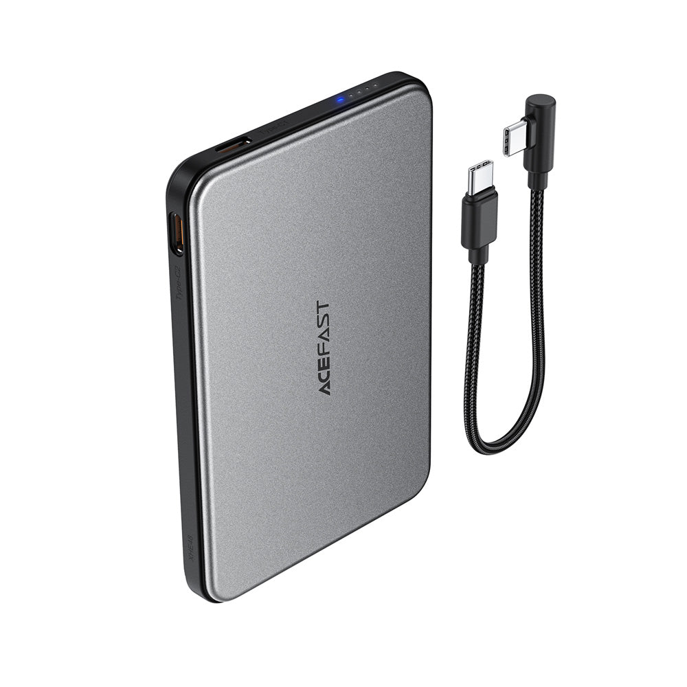 ACEFAST M30 Magnetic Fast Wireless Charge Power Bank PD20W 5000mAh -Black (CCC Certified)