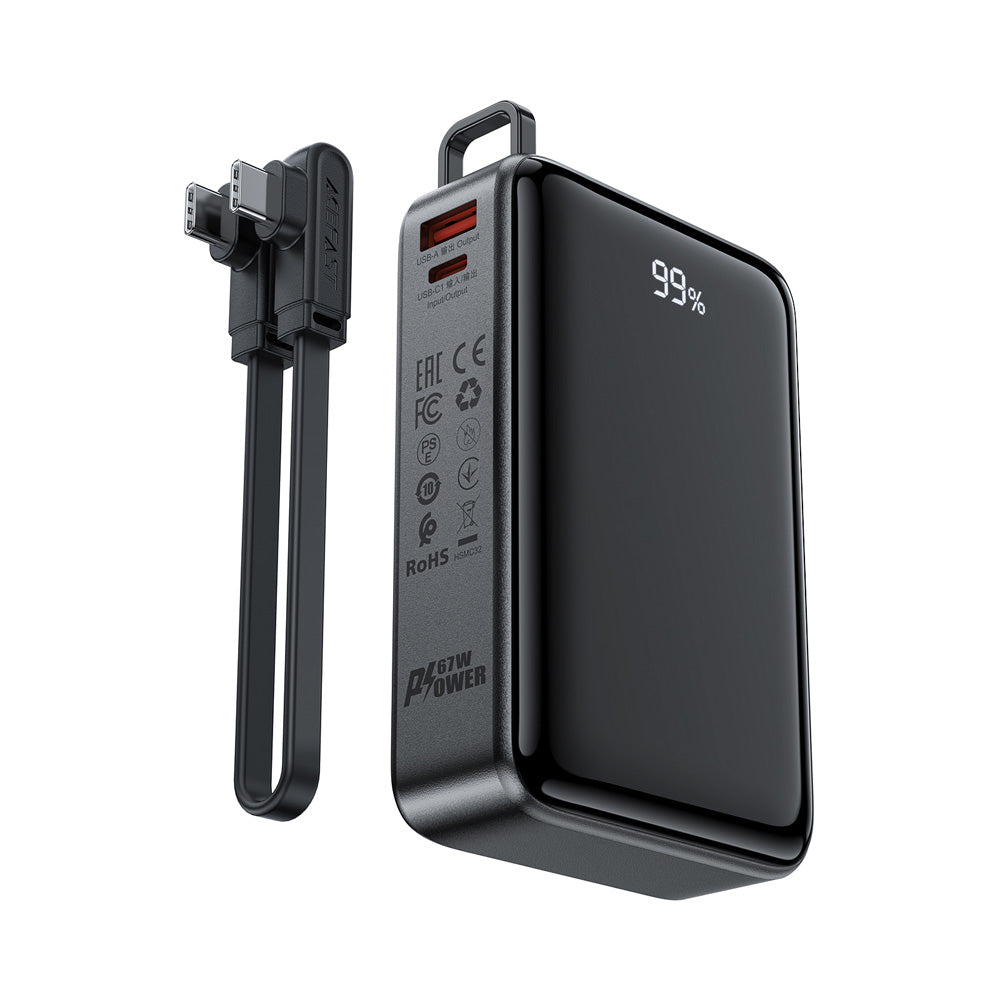 ACEFAST M4 Fast Charge Power Bank PD67W 20000mAh -Black