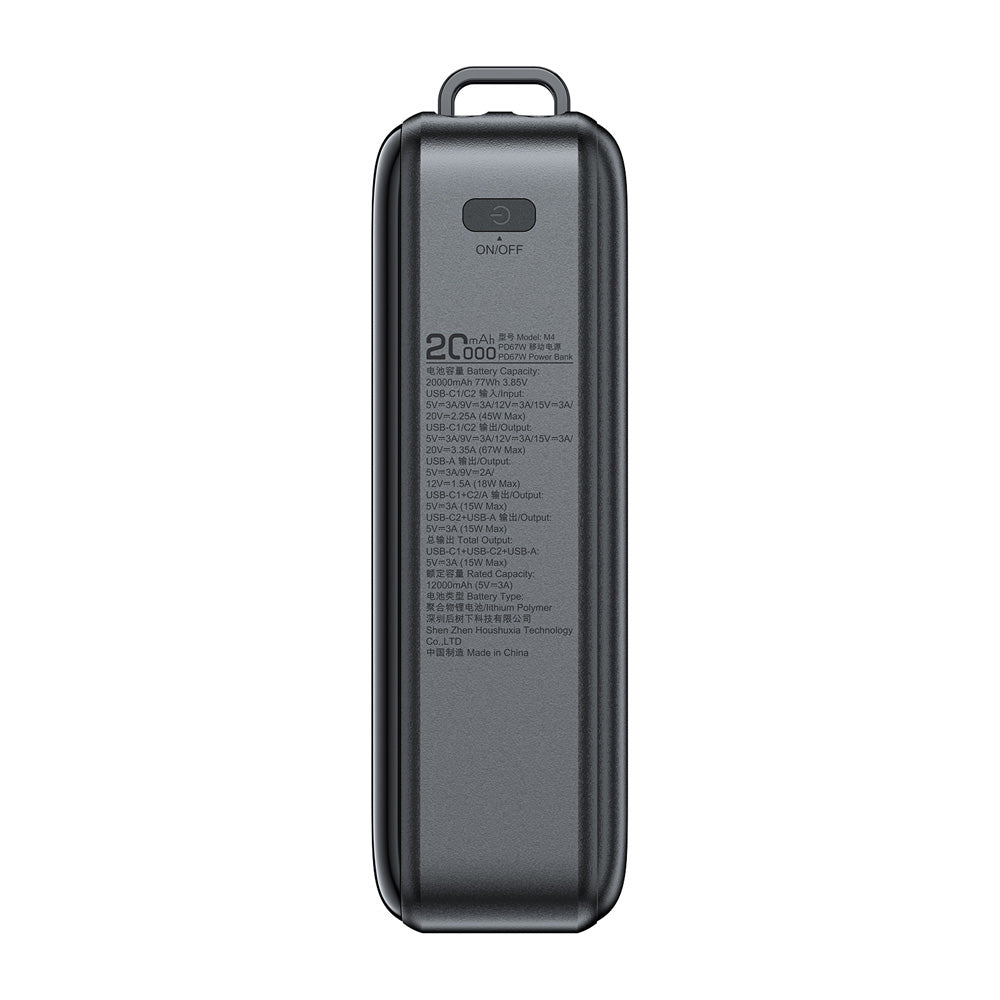 ACEFAST M4 Fast Charge Power Bank PD67W 20000mAh -Black