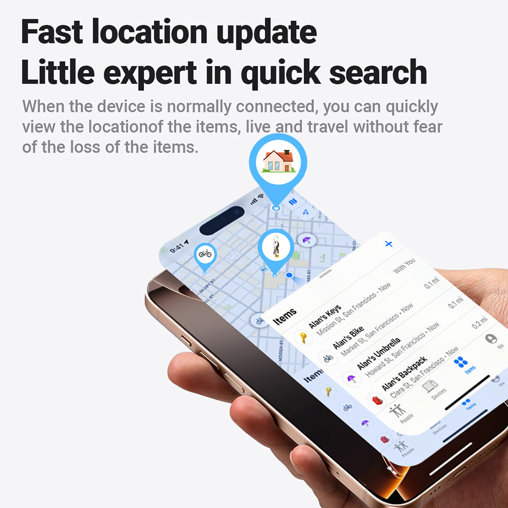 ACEFAST S2 Find My Bluetooth Tracker - Black