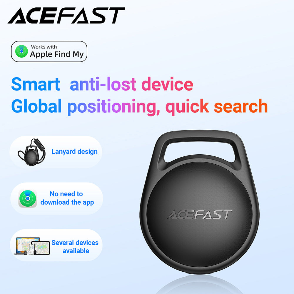 ACEFAST S2 Find My Bluetooth Tracker - Black
