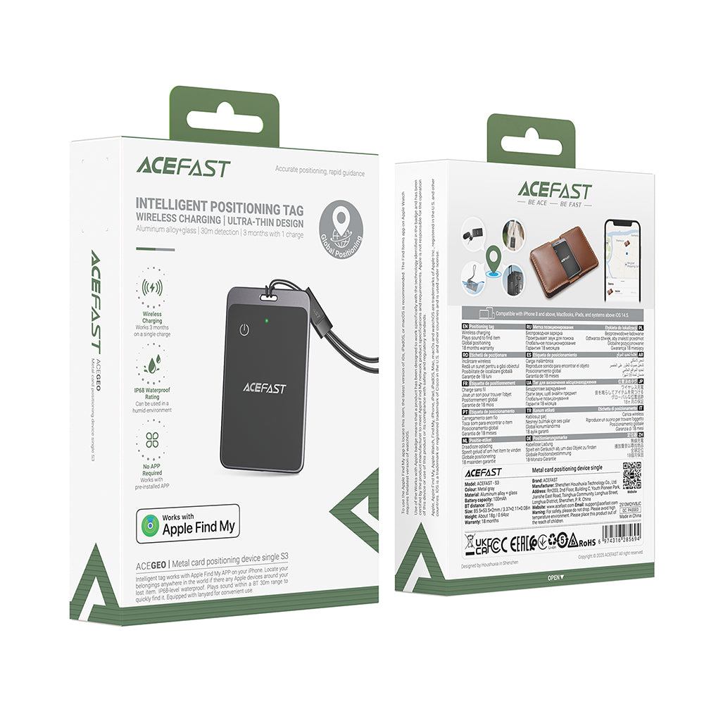 ACEFAST S3 Metal Card Positioning Device