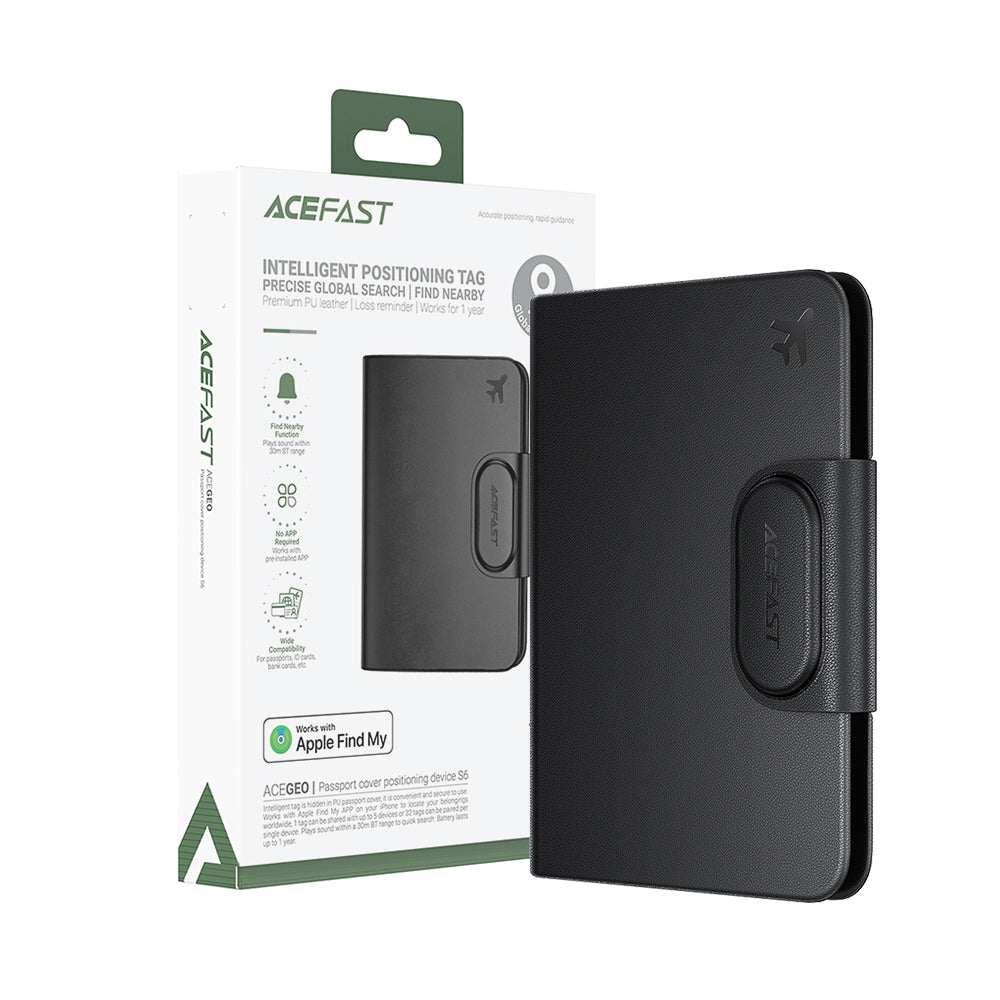 ACEFAST S6 Passport Cover Positioning Device - Black