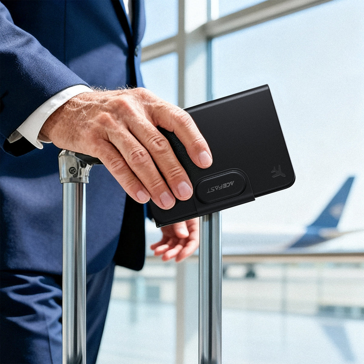 ACEFAST S6 Passport Cover Positioning Device - Black