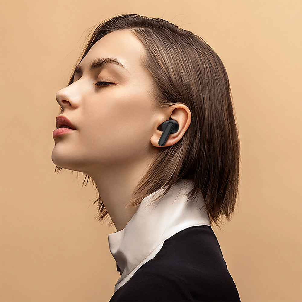 ACEFAST W6 Smart Screen Active Noise Cancelling TWS Bluetooth EarBuds -Black