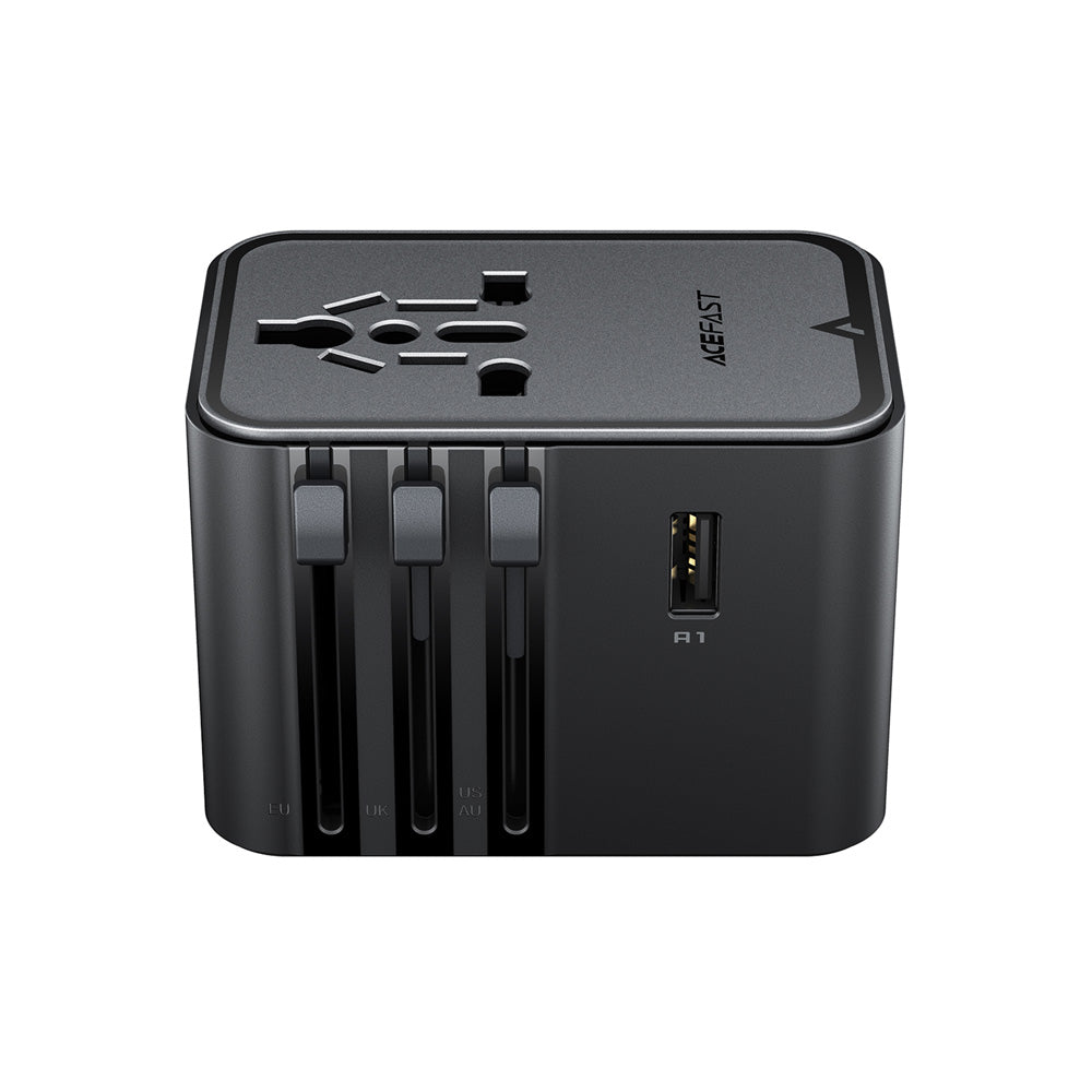 ACEFAST Z8 45W GaN Universal Travel Adapter - Black